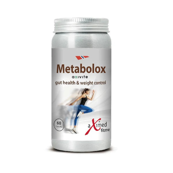 Skin And Gut Health (Metabolox 60 vegetable capsules: 2 bottles, Marine Collagen Peptides with ALA 60 capsules: 2 bottles)